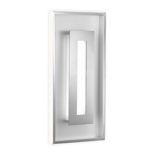 Bug LED wall light, dimmable, chrome/aluminium Lights.ie