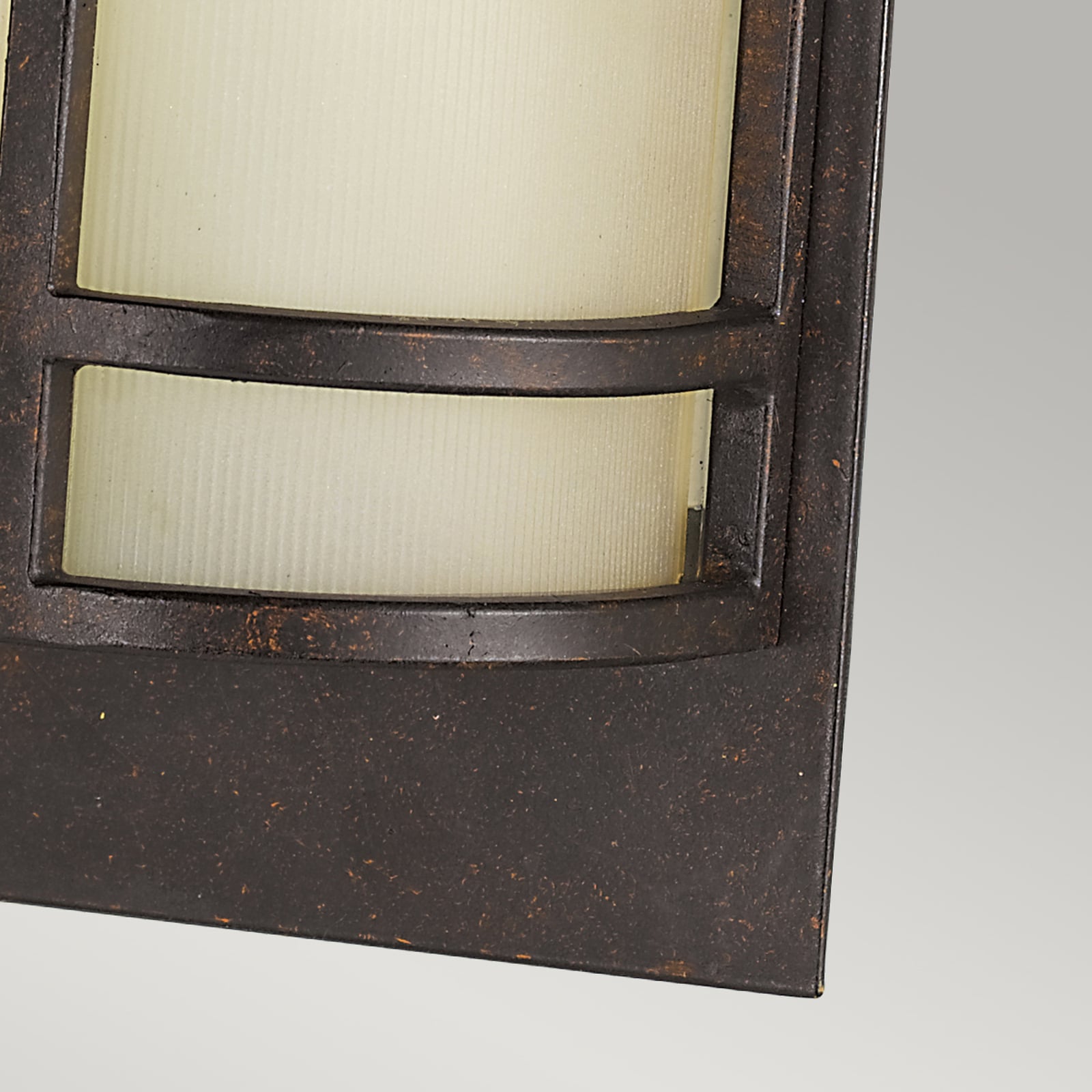 Nástěnné světlo Fusion 2, bronzová/krémová, 43 cm – FEISS Nástěnné světlo Fusion 2, bronzová/krémová, 43 cm – FEISS