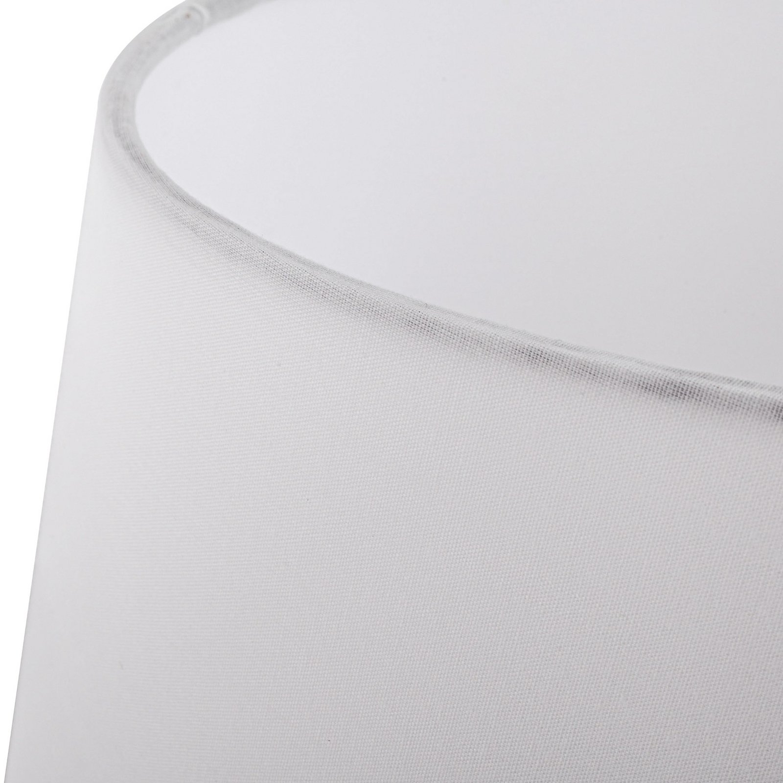 Lampa stołowa Lindby Florentino, 49 cm, ceramika, tkanina