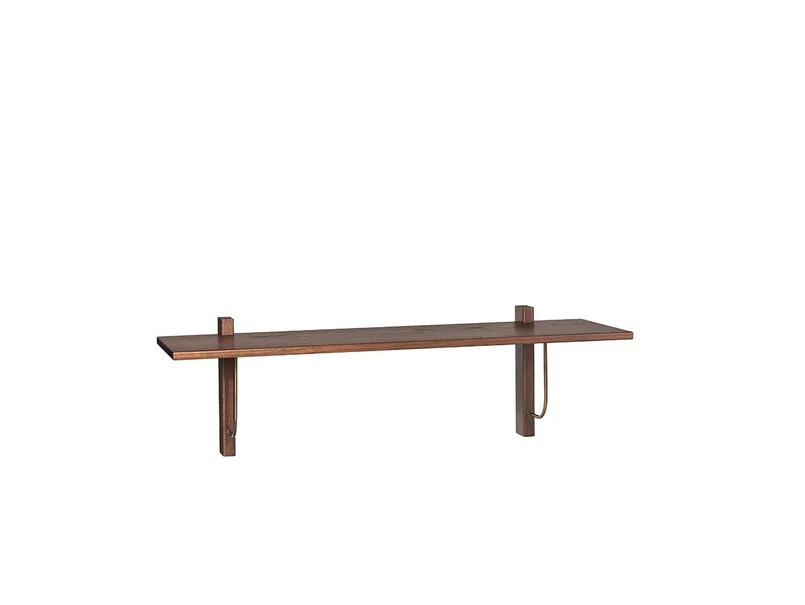 Audo Copenhagen – Corbel Hylla Long Mörk Stained Oak