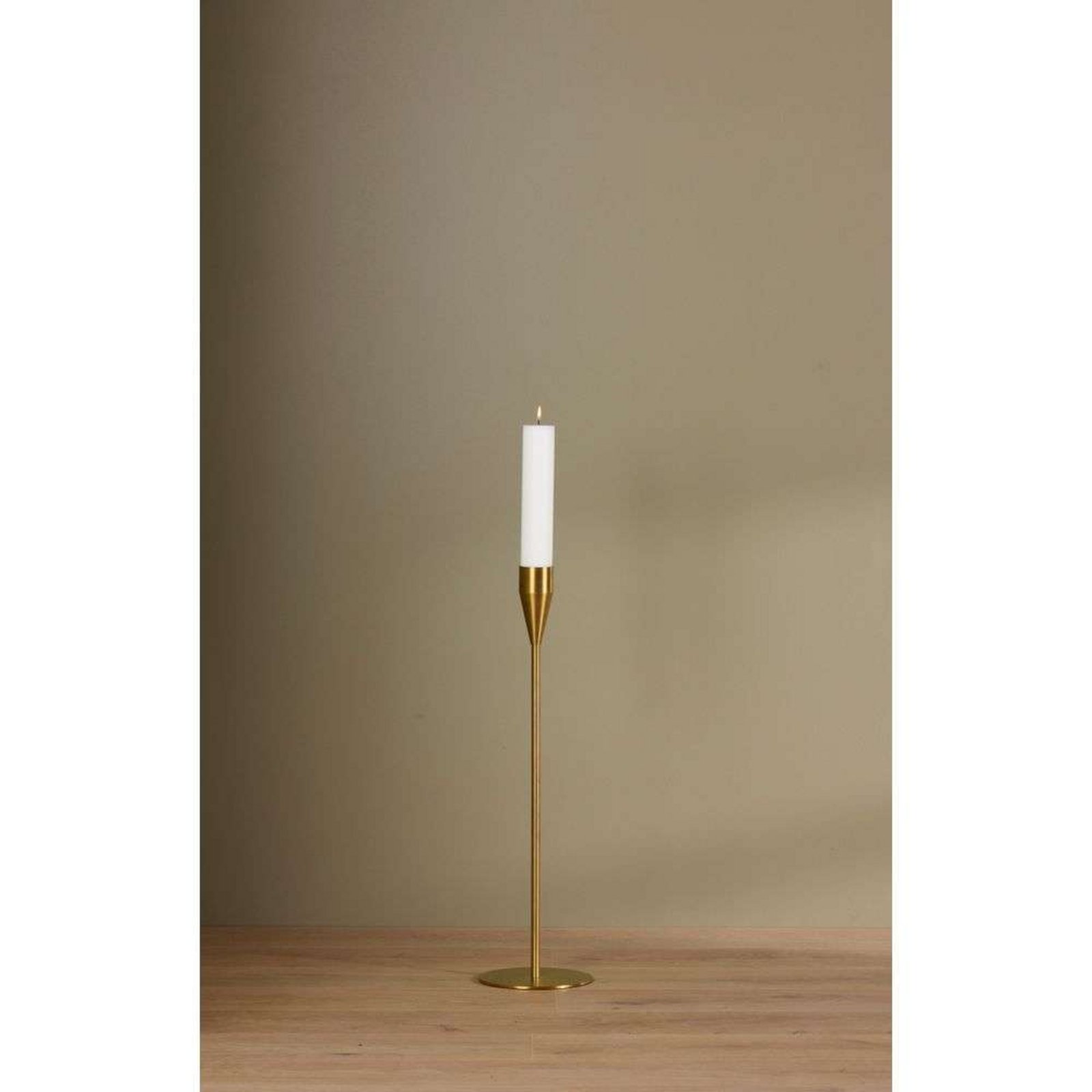 Jupiter Maxi Candle Holder H65 Brass - Piet Hein