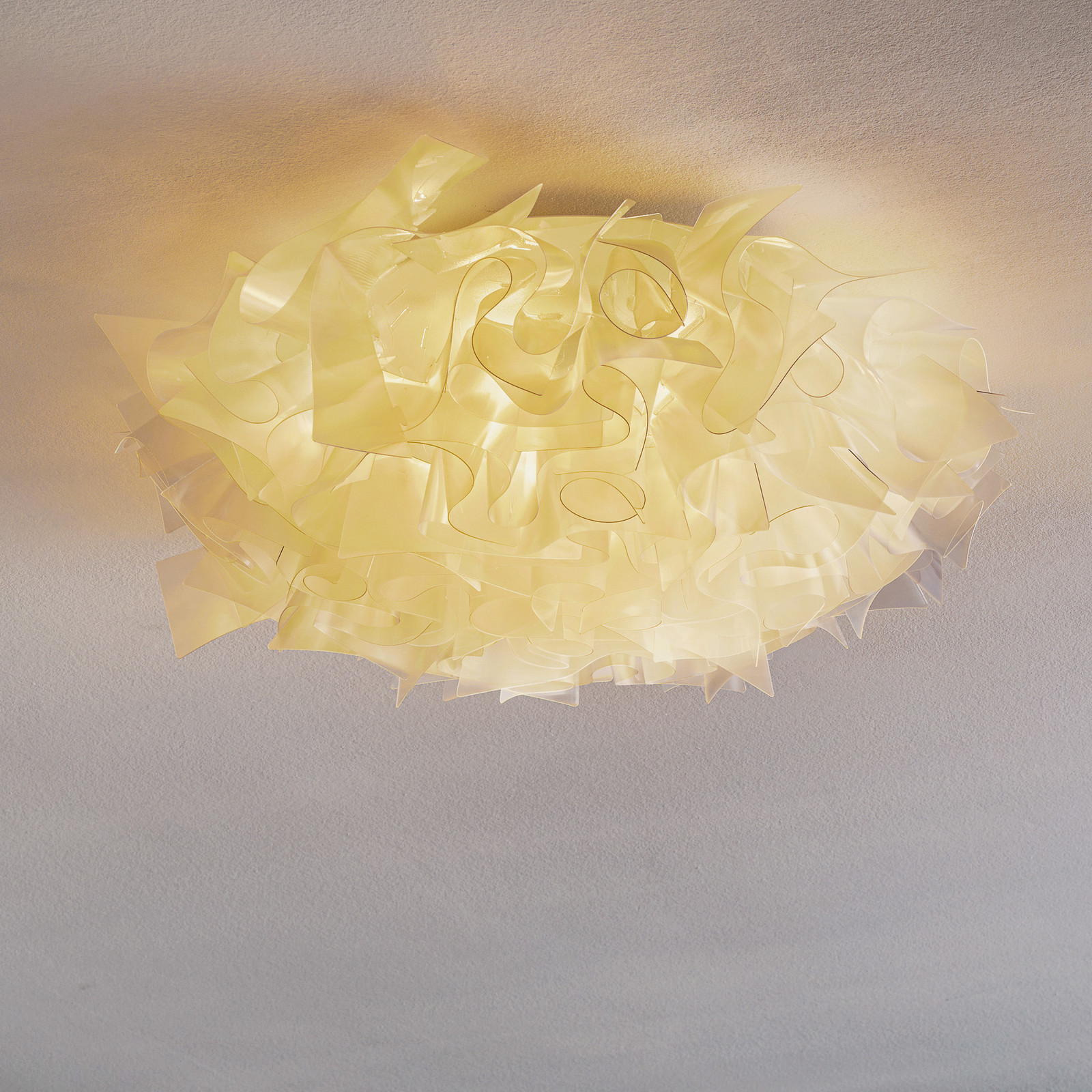Veli Plafond L Prism Slamp - Vardagsrum - Design - Plast - Rund