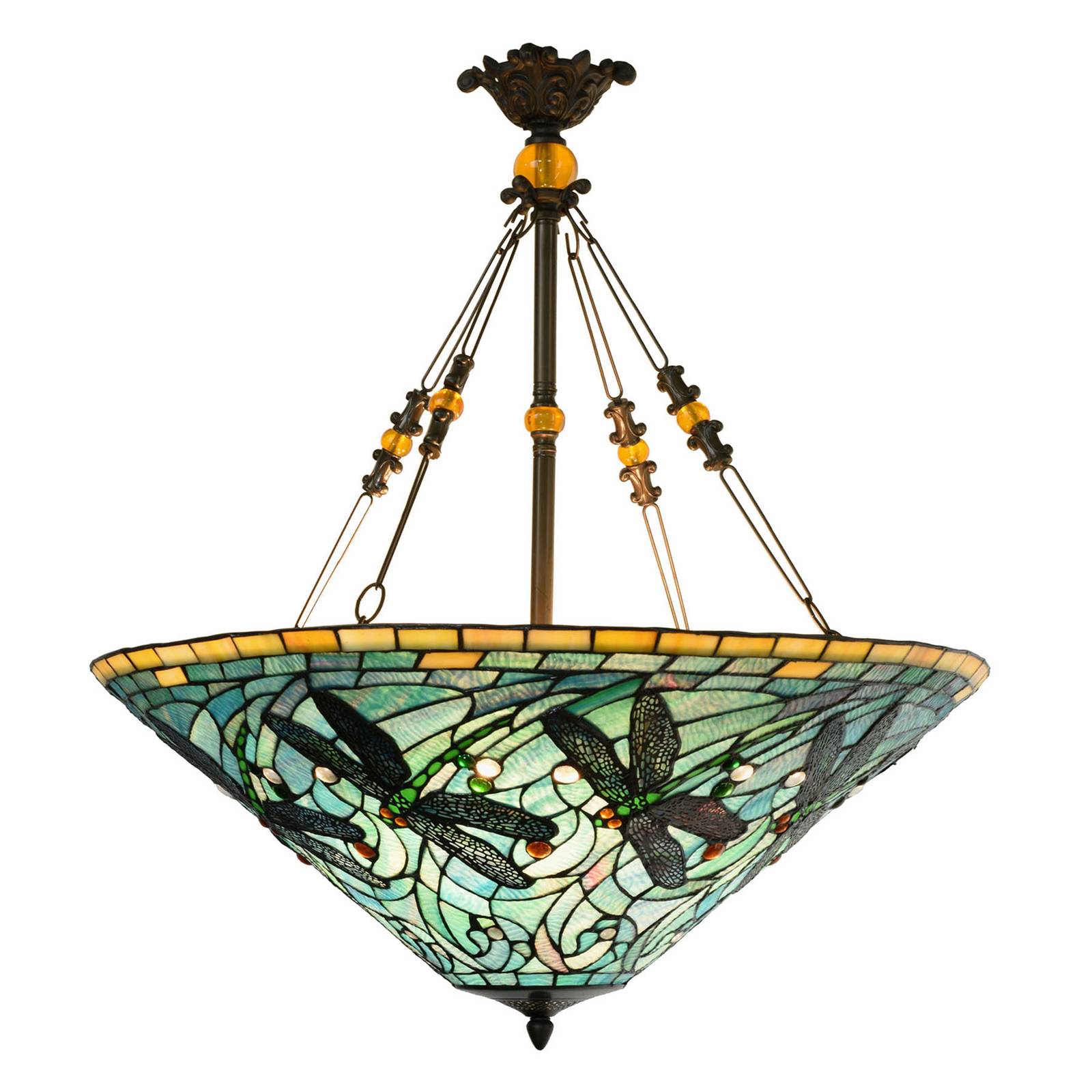 Suspension 5975 design Tiffany multicolore