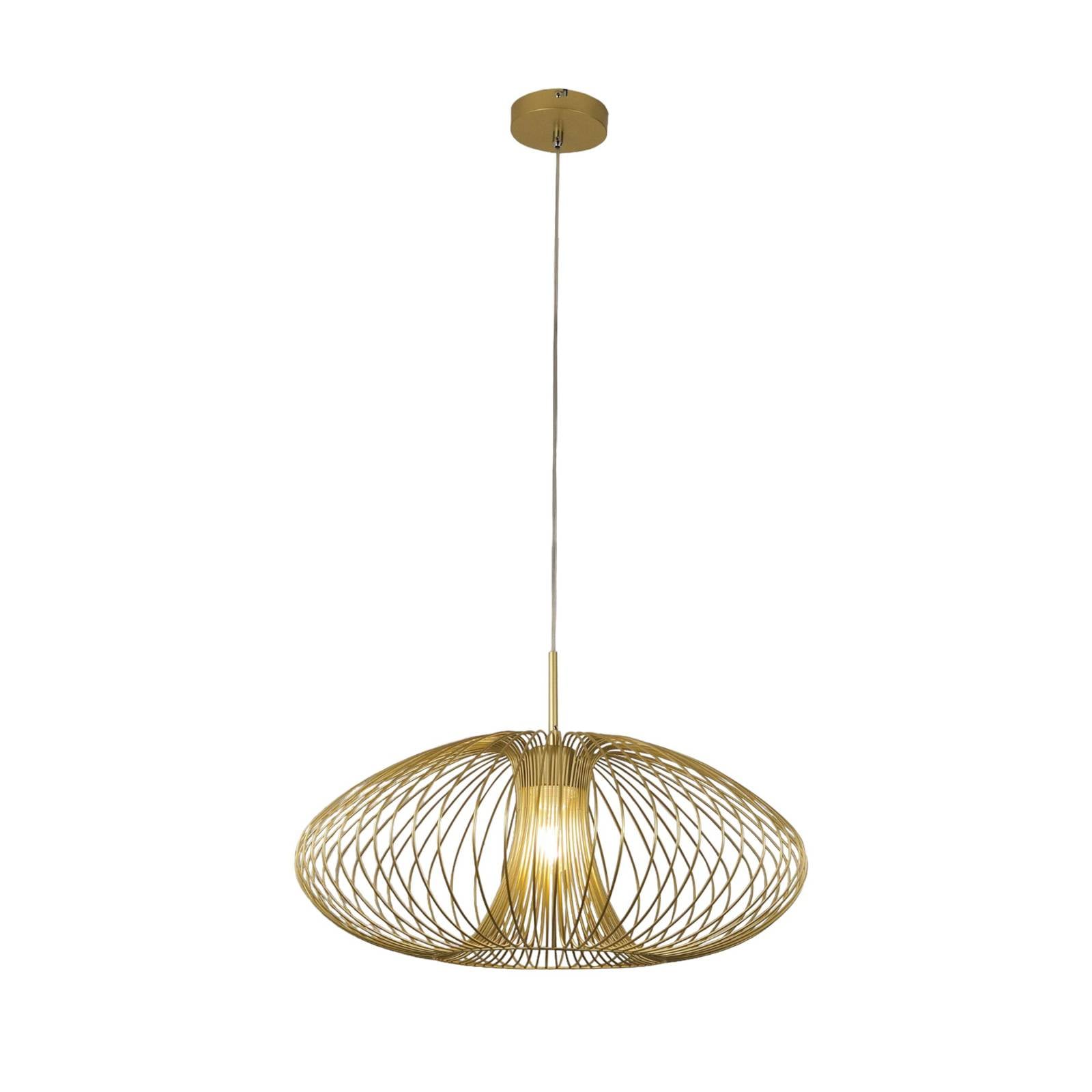 Hängeleuchte Fassa, gold edelmatt, Ø 60 cm, Metall