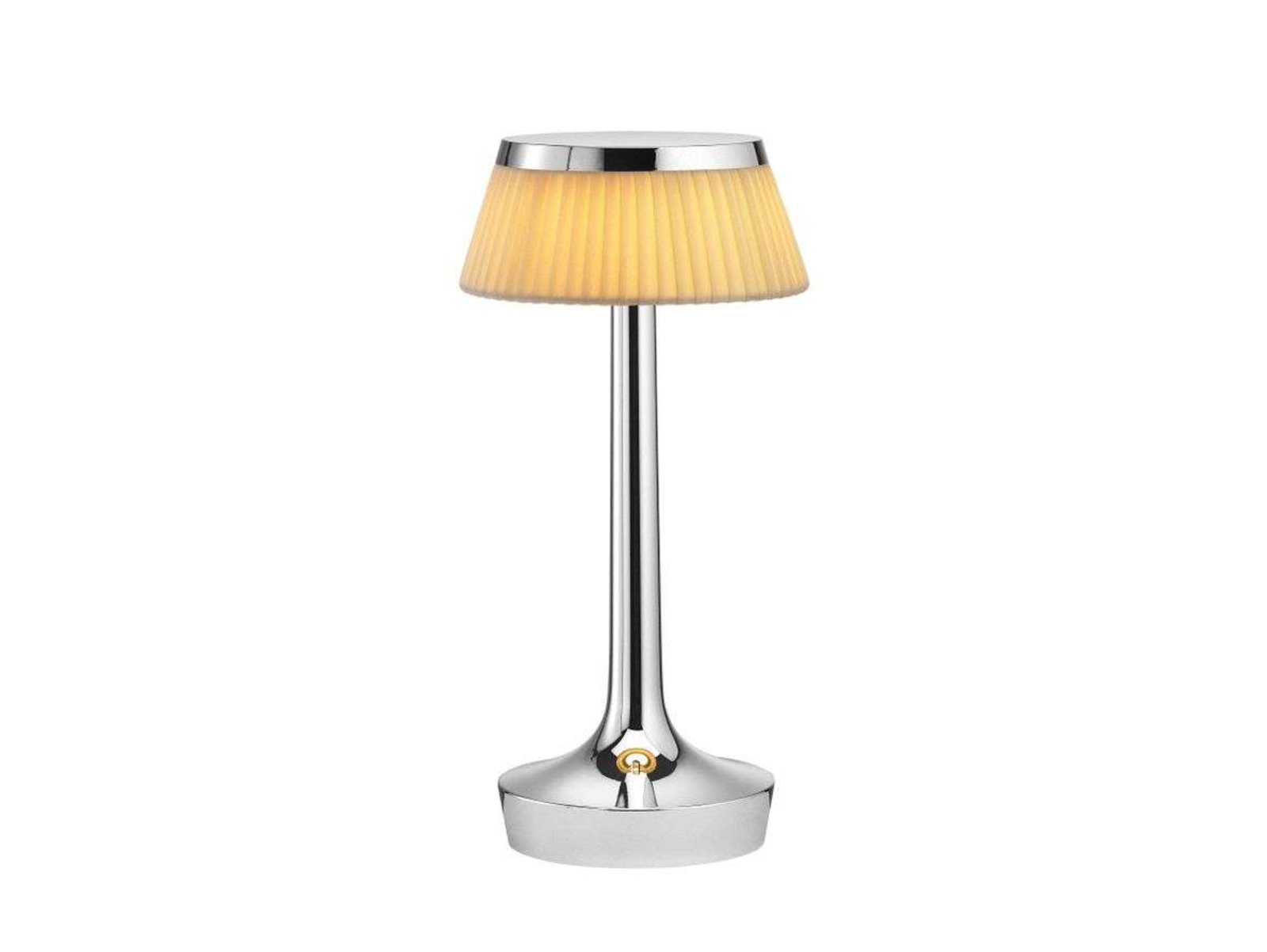 Bon Jour Unplugged Stolní Lampa Chrome/Soft - Flos