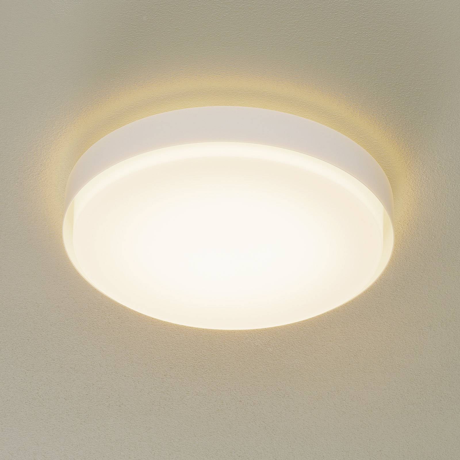 BEGA 34279 lampa sufitowa LED, biała Ø 42 cm, DALI