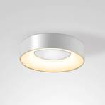 Sauro LED stropné svietidlo, Ø 30 cm, strieborná