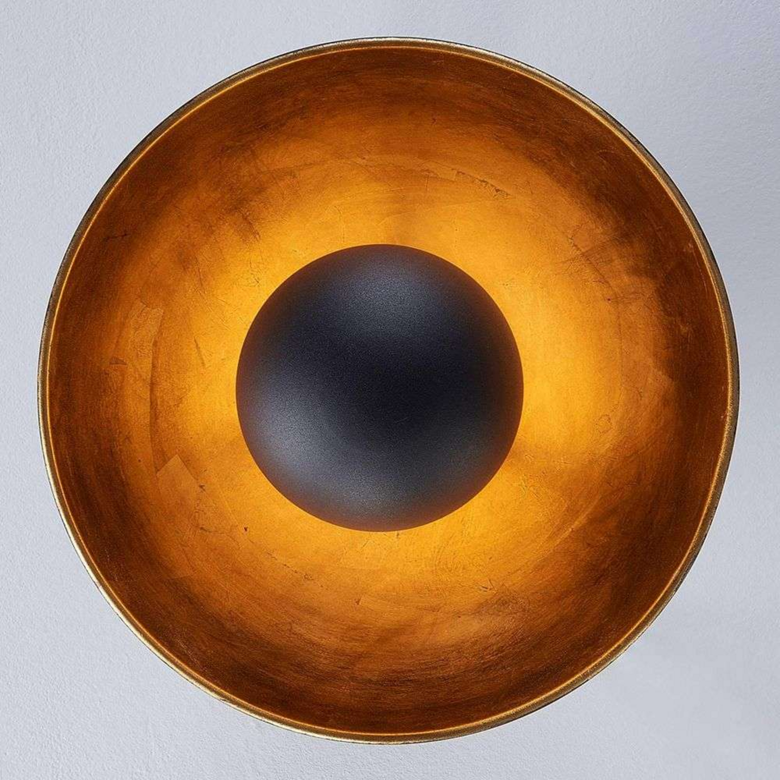 Lya Ceiling Lamp Ø31 Black/Gold - Lindby