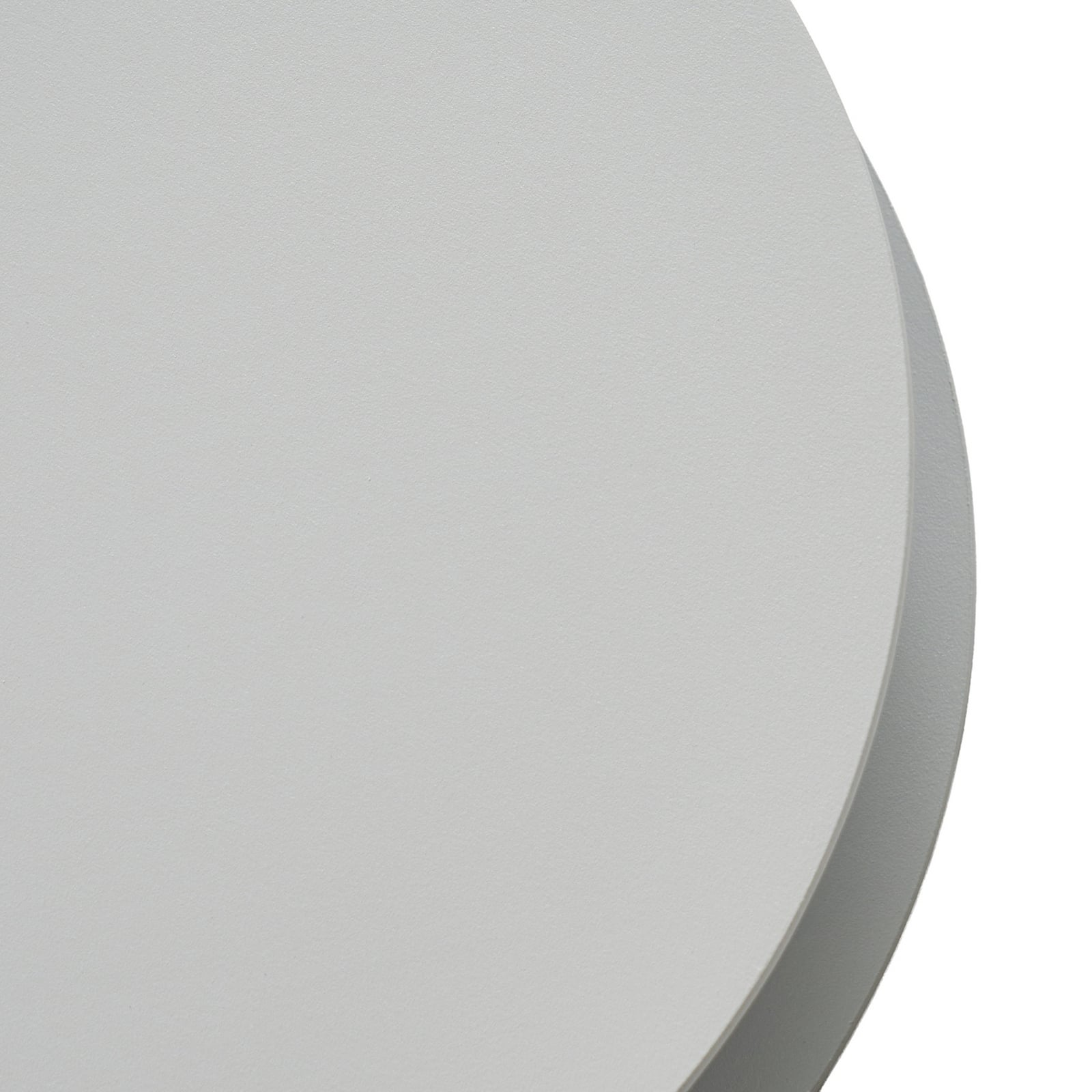 Lucande LED-utendørs LED-vegglampe Advero, lysegrå, husnummer, CCT