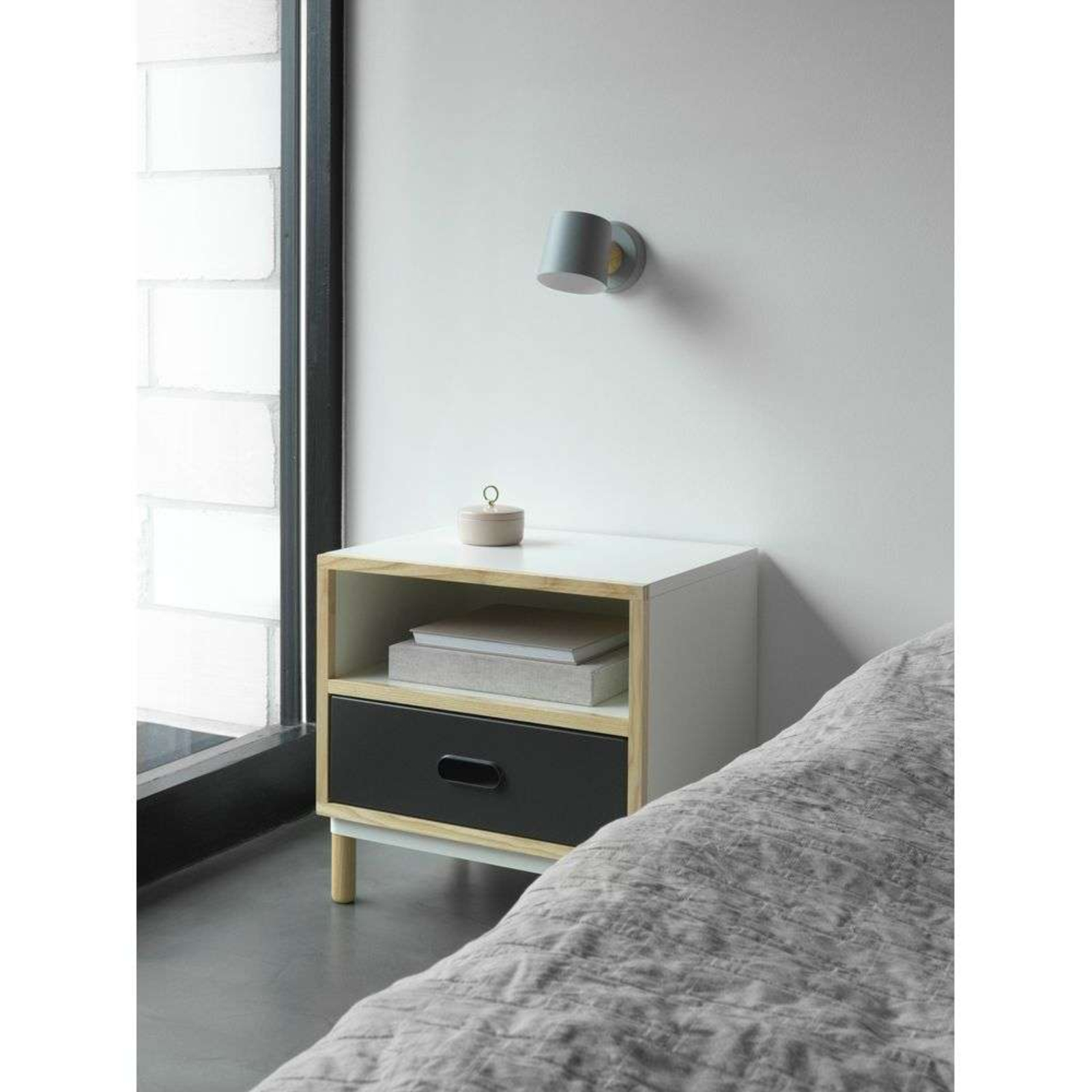 Rise Applique da Parete Grigio - Normann Copenhagen