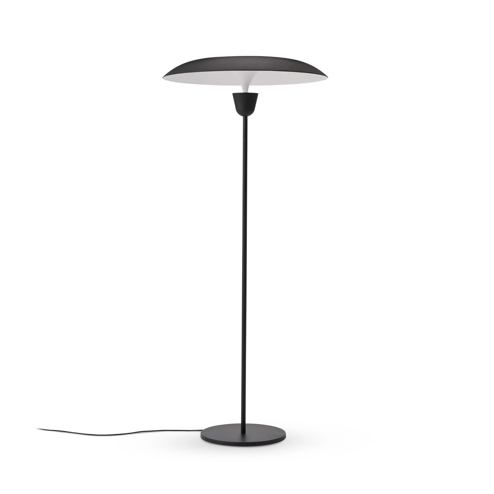 NEW WORKS Kantarell LED álló világítás, fekete, dimmelhető, 127 cm