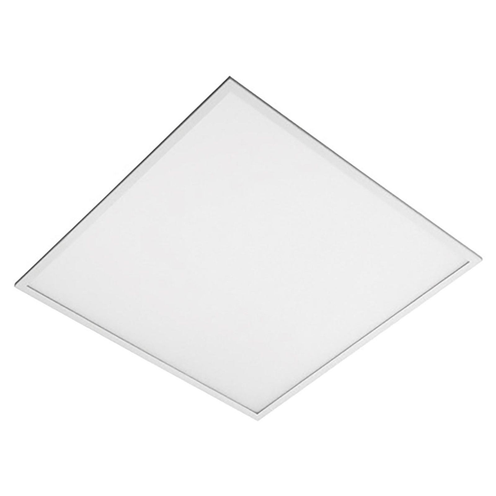 Molto Luce US LED troffer panel for louvre ceilings, 3,000 K, for Workroom / Office, aluminium, 38 W, energy efficiency: A+, L: 62.2 cm, W: 62.2 cm, H: 1.5 cm