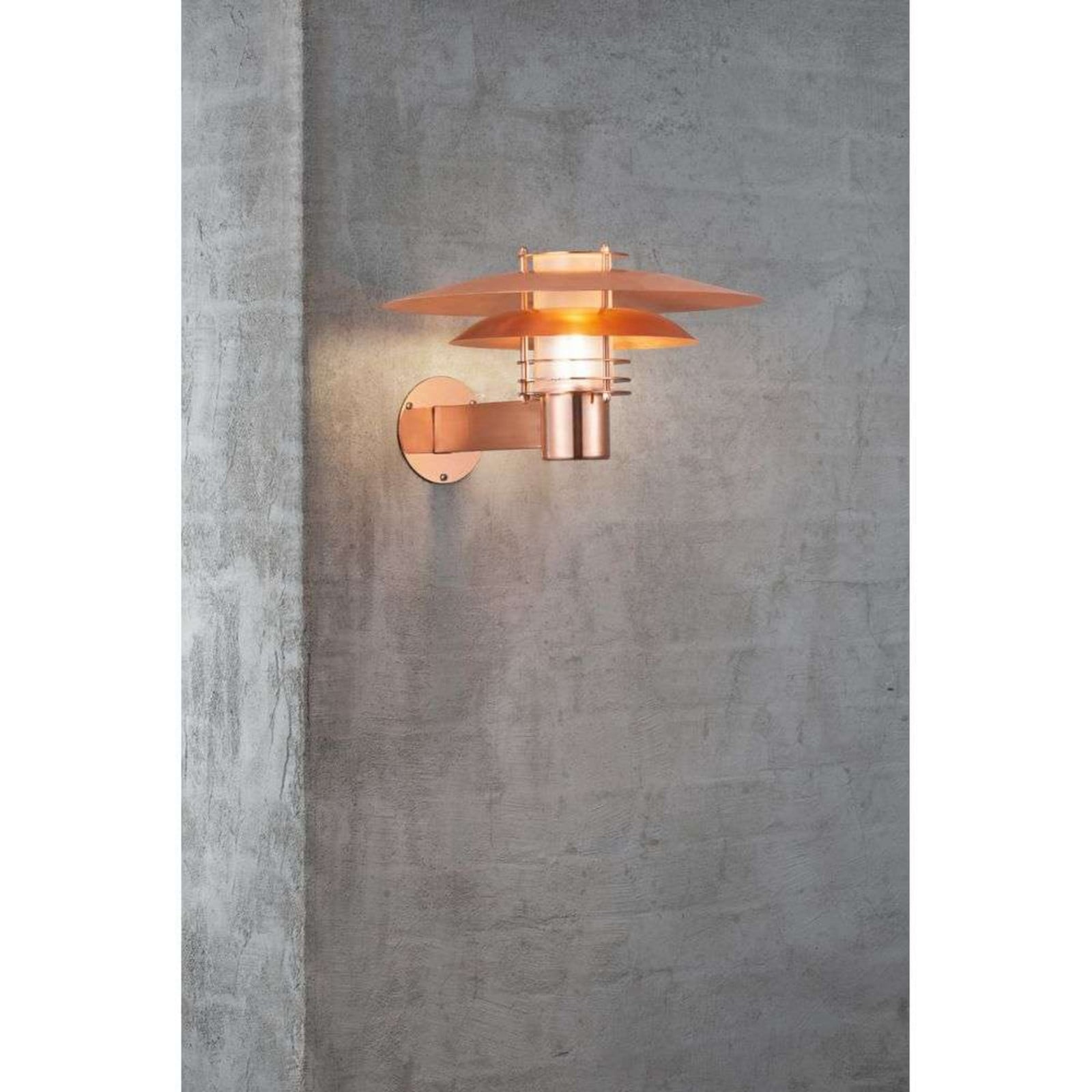 Phoenix V&auml;gglampa Copper Nordlux - Koppar