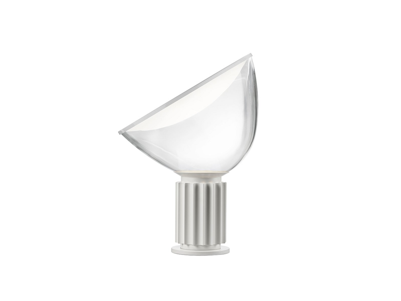 Taccia LED (Glas) Candeeiro de Mesa White - Flos