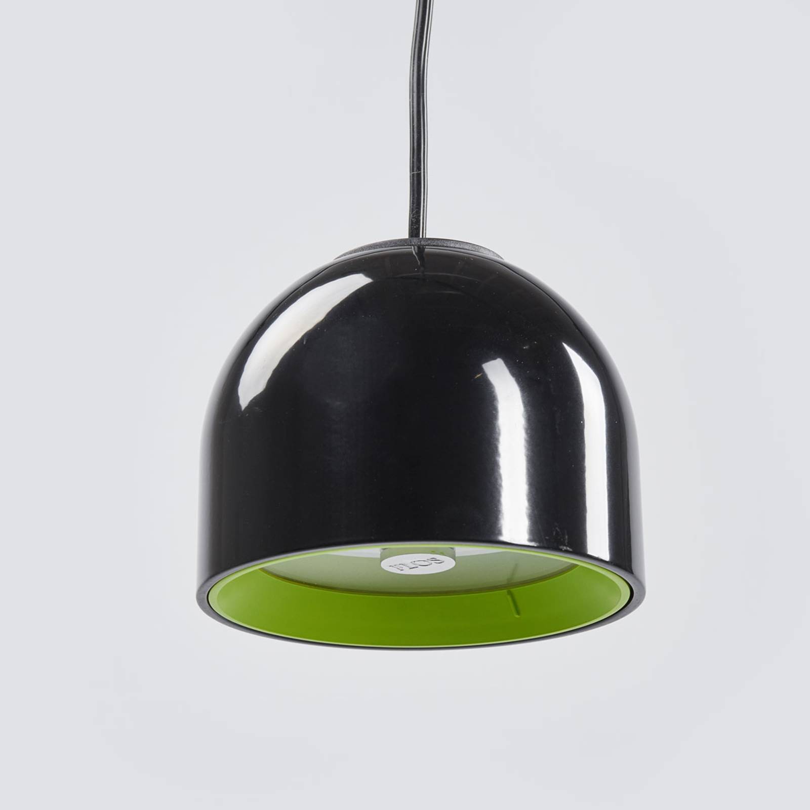 FLOS Wan S - czarna lampa wisząca, mała