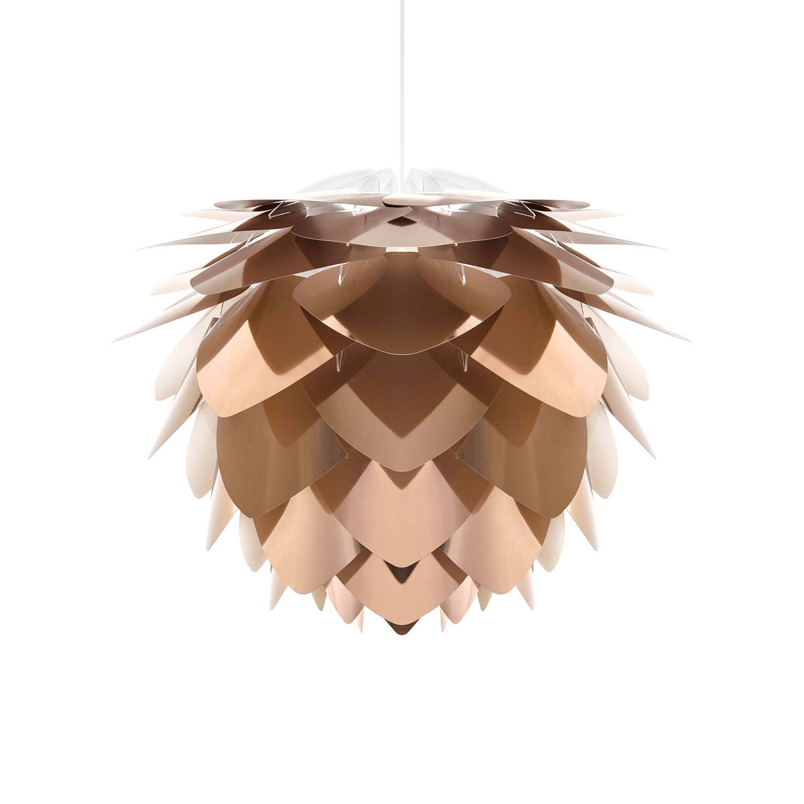 UMAGE Silvia Hängelampe bronze, cord set weiß