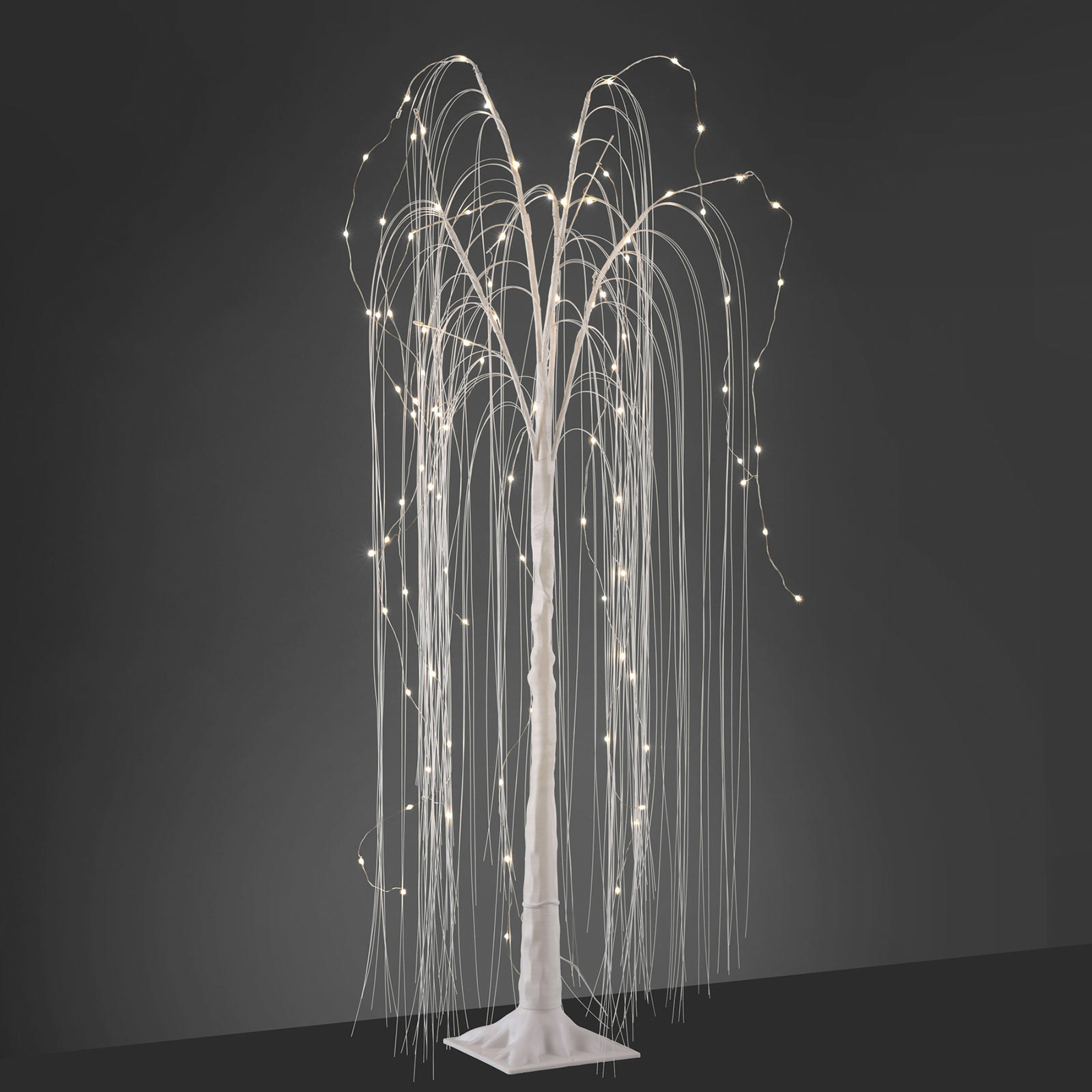 Lampe décorative LED Willow, IP44, hauteur 120 cm