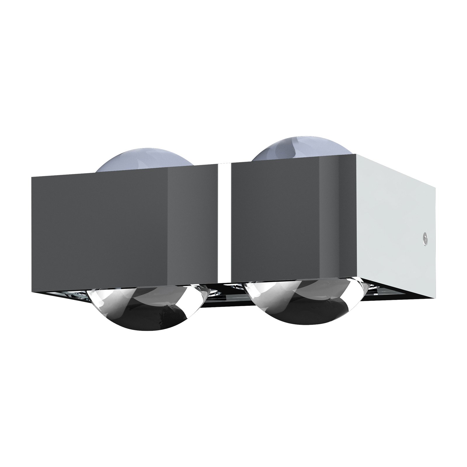 Wandlampe Focus 150, 4xLinse klar, 2xG9