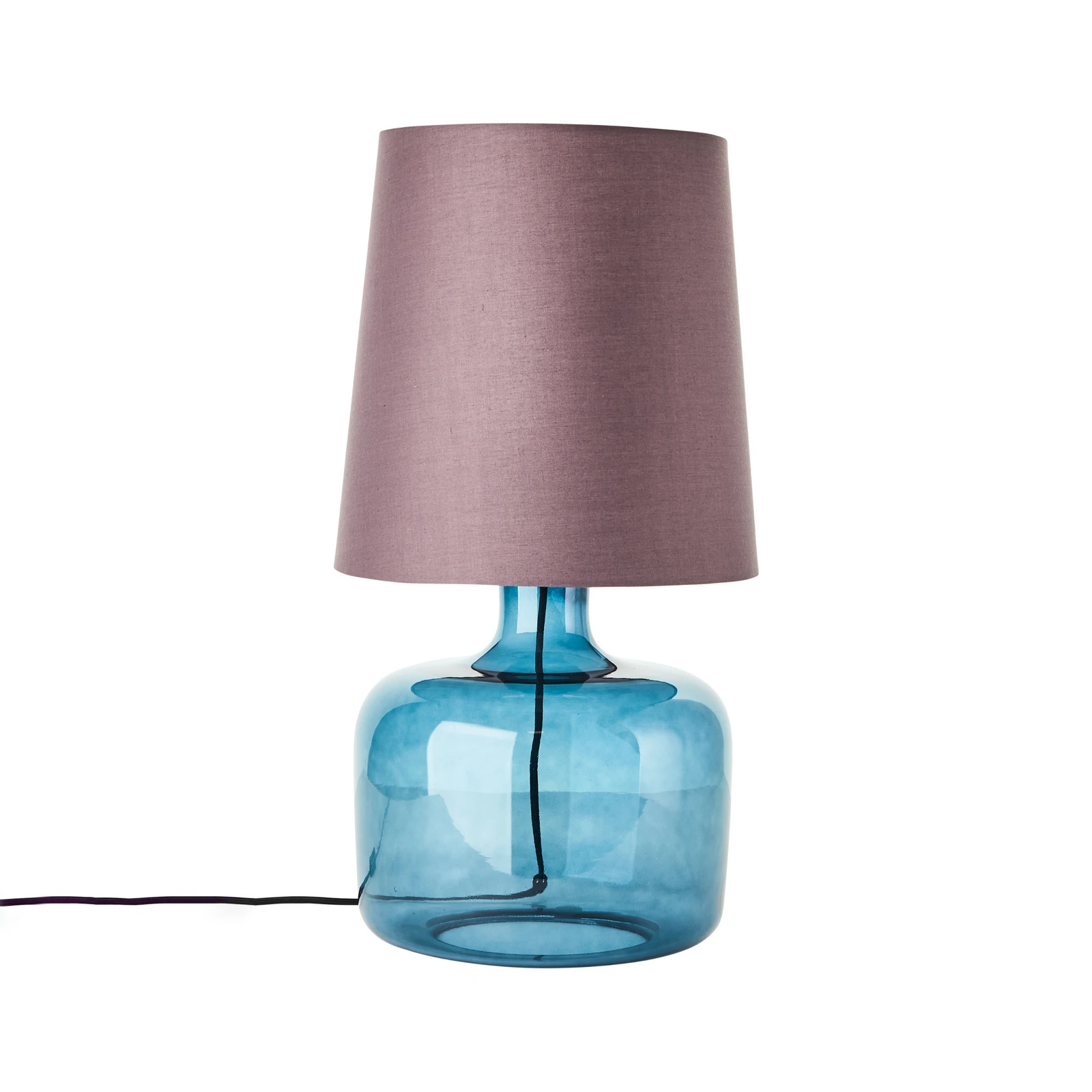 Asztali világítás Hydra 57 cm magas taupé/sötétkék