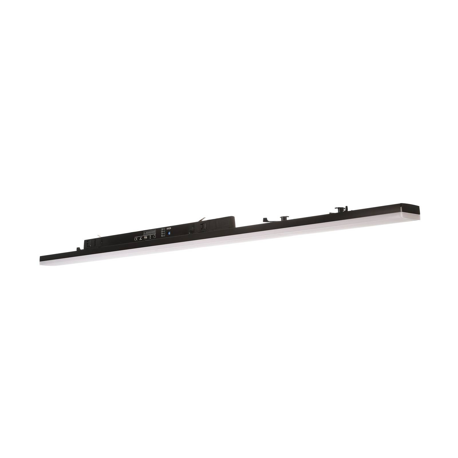 Deko-Light Lampe LED sur rail LINEAR PRO noir CCT 120 cm triphasée DALI