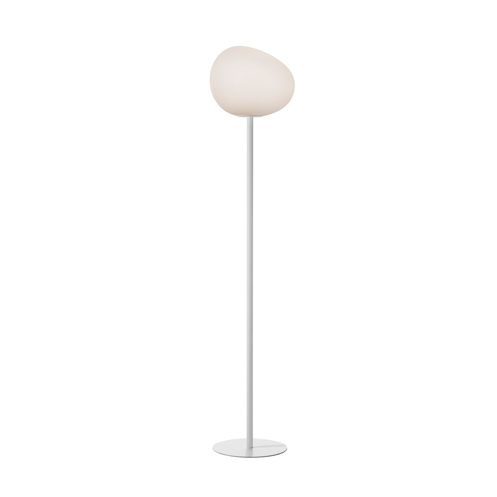 Foscarini Gregg media gulvlampe, 151 cm, hvit