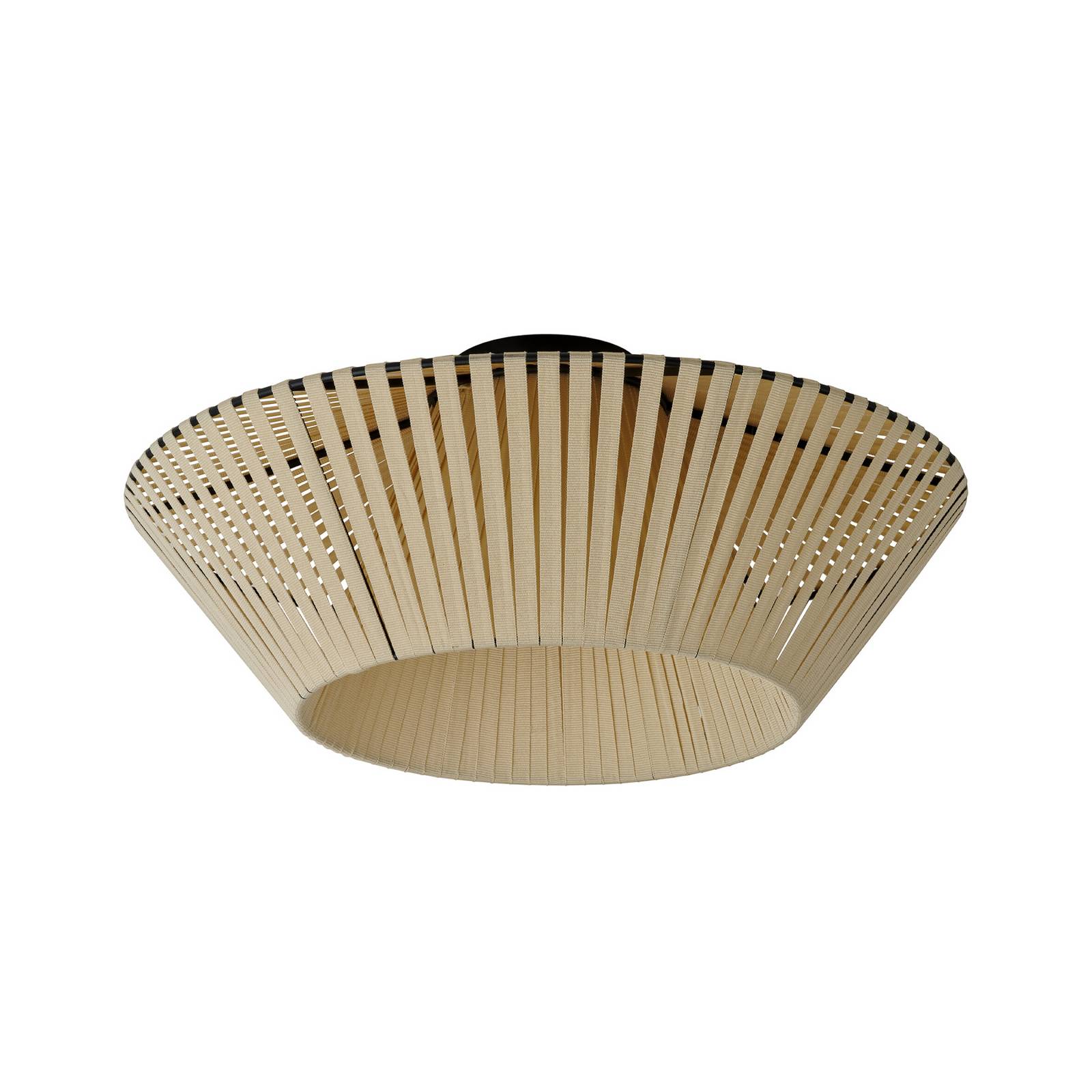 OSRAM Deckenlampe Decor Stripes beige Ø 40,5 cm Textil E27