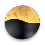 Wandleuchte Sunrise G9, schwarz / gold