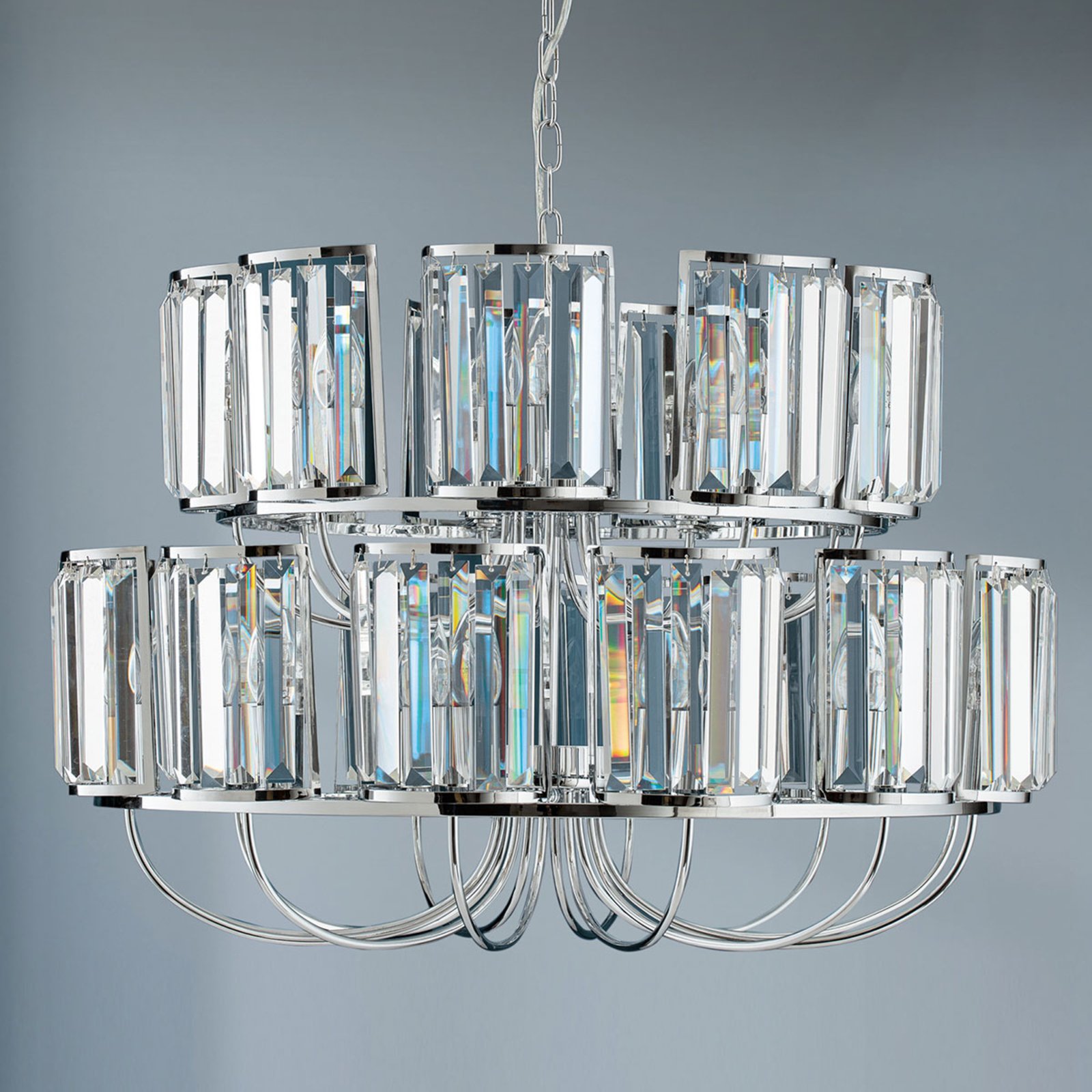 Lustre de Gstaad equipado com cristais K9