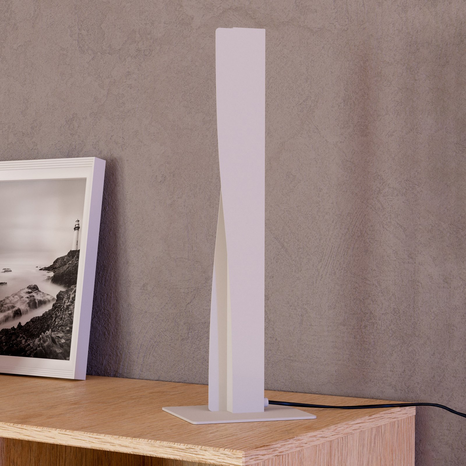 EGLO connect Candeeiro de mesa LED inteligente Bolognano-Z, cinzento