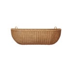 Braided Wandkorb, 75 cm x 14 cm, Rattan - ferm LIVING