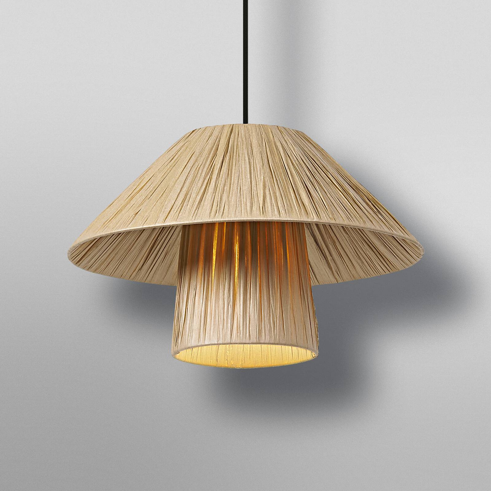 Żyrandol OSRAM Decor Bamboo Paper Hat Ø 40 cm, bambus, E27