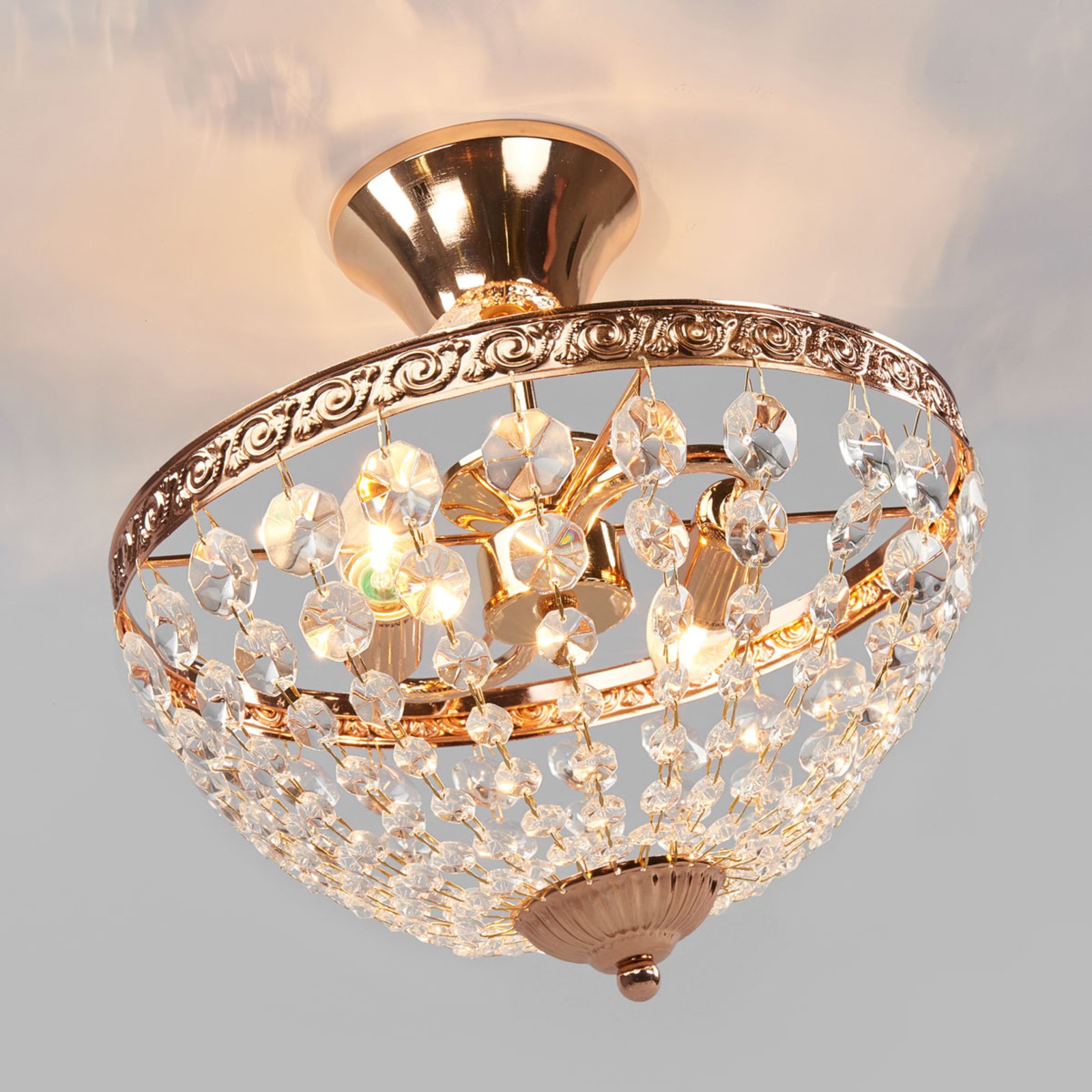 Hansakog Loftlampe Ø30 Gold - Markslöjd