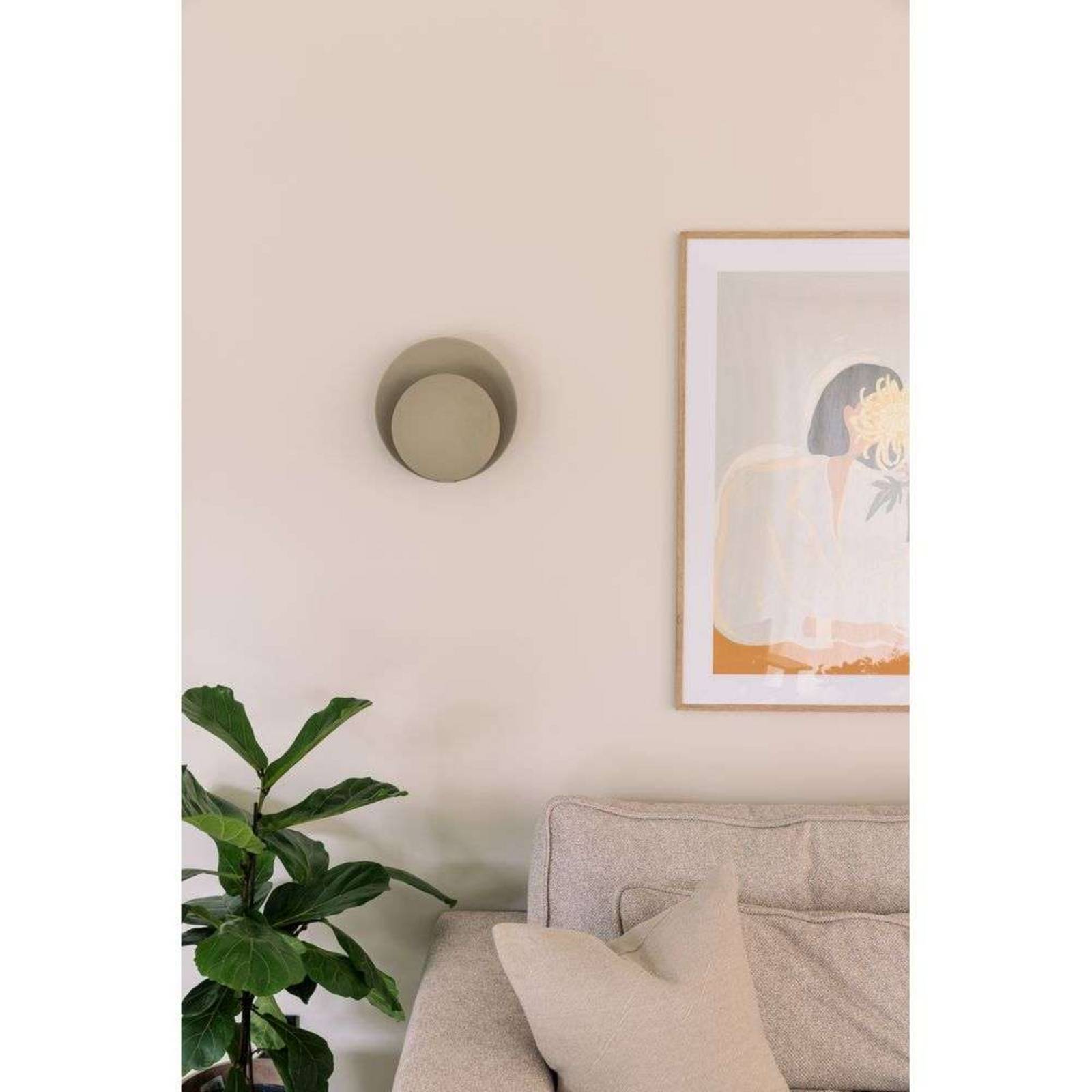 Globen Lighting Wandleuchte ORBIT, beige, Ø 30 cm günstig online kaufen