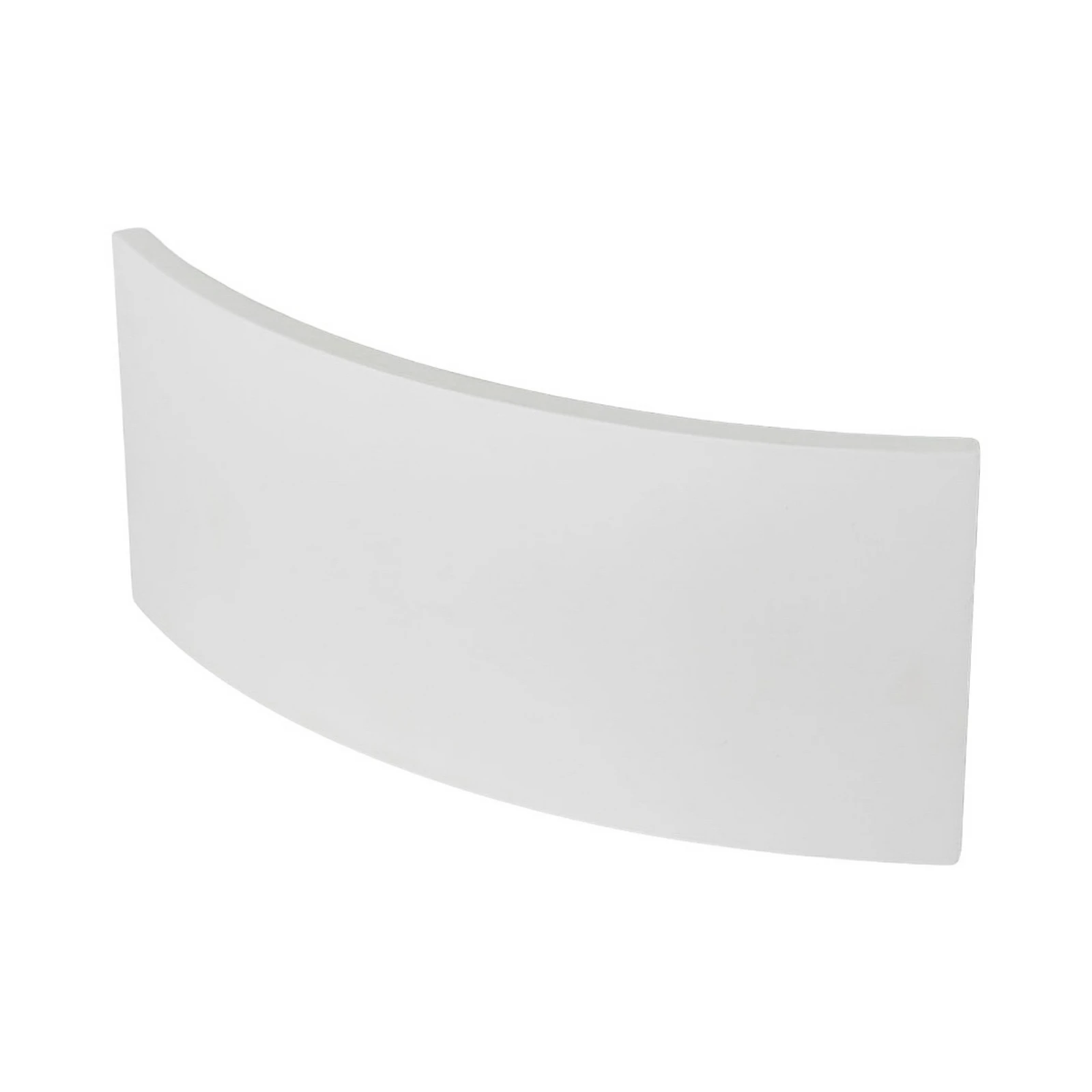 Aplique de pared Lindby Naike, blanco, escayola, altura 15 cm