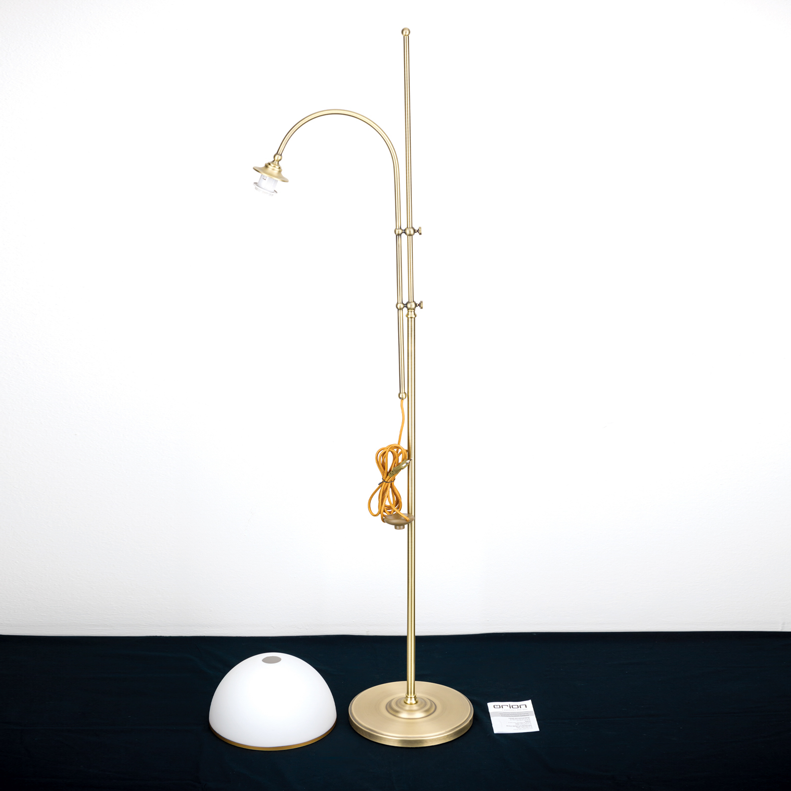 Old Lamp floor lamp, height-adjustable frame