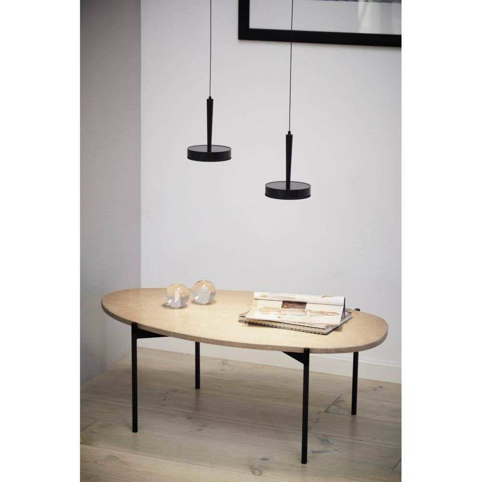 LOOM DESIGN lampa wisząca LED Nyx P1, czarna, aluminium
