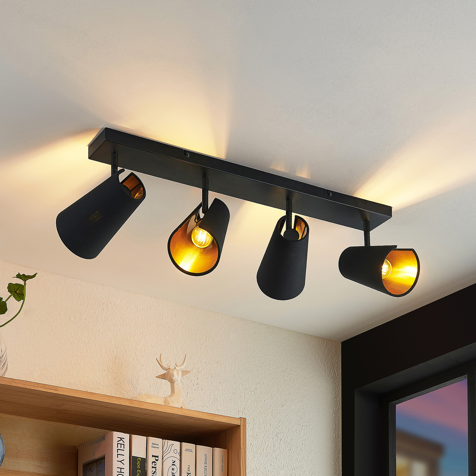 Lindby Zylindro plafondlamp 4-lamps