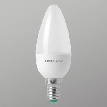 E14 3,5W bombilla a vela LED ópalo, 2800K