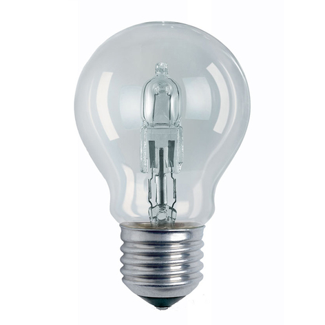 E27 Halogenlampe Classic A Birnenform klar