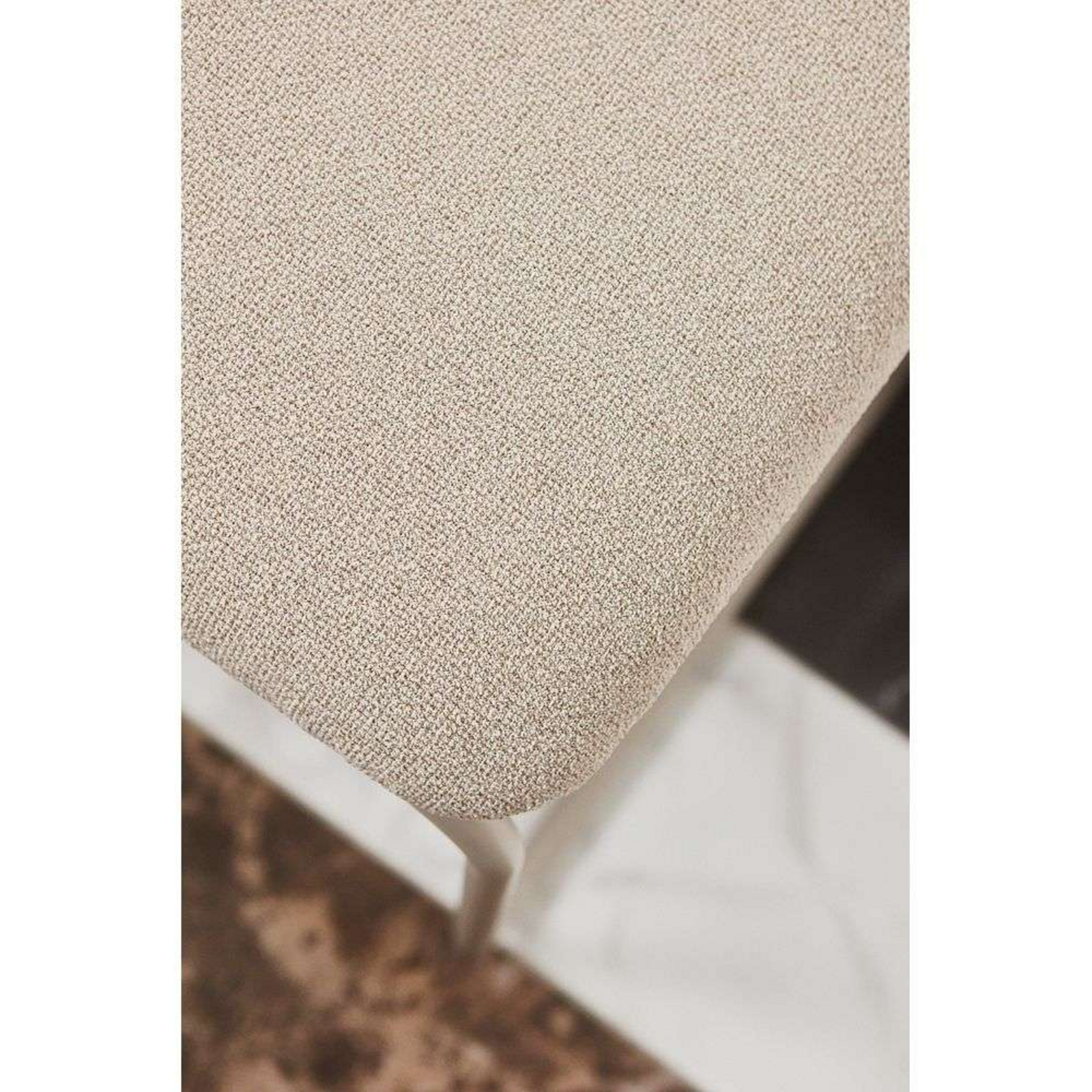 Angui Bench Taupe Bouclé - AYTM