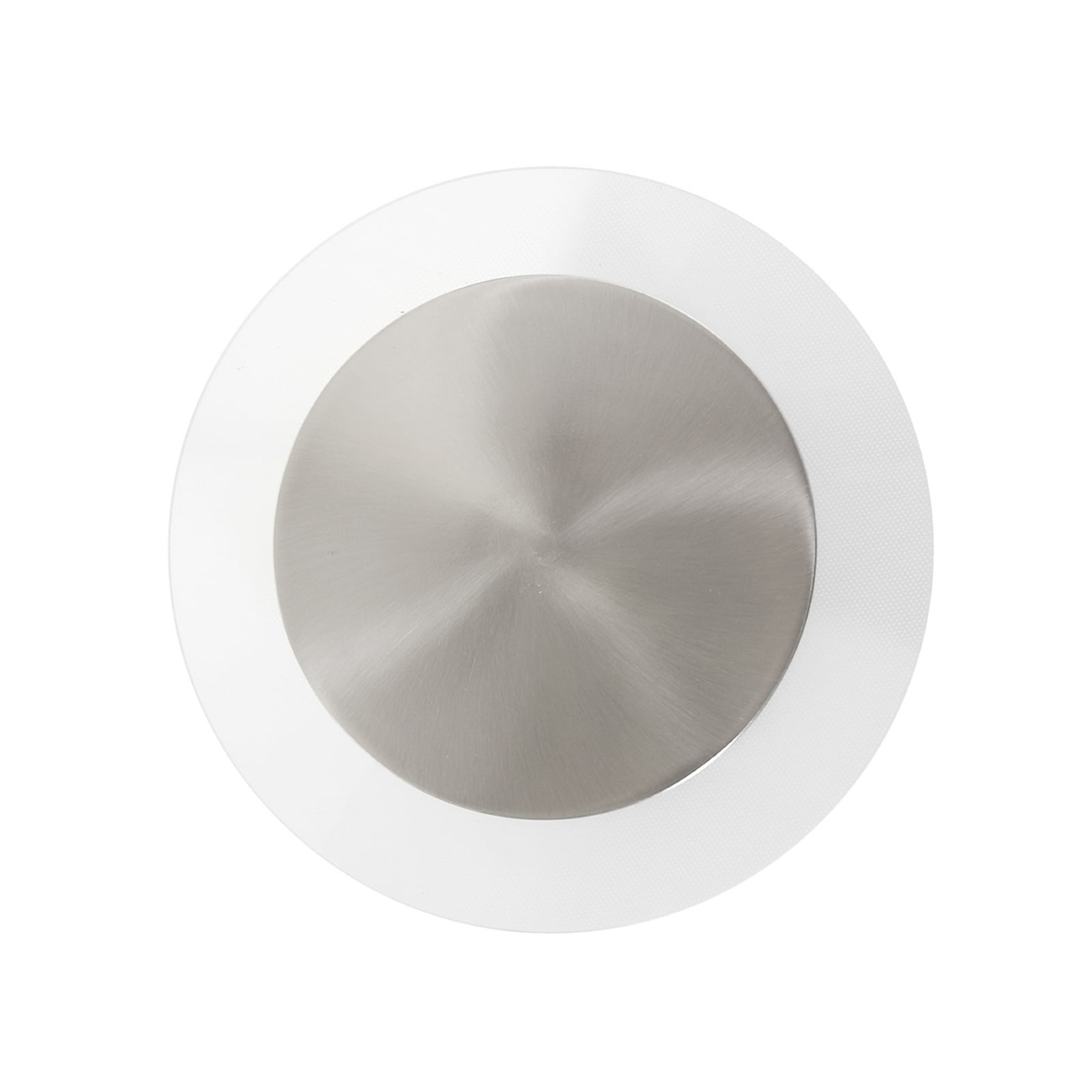 LED sienas lampa „Lido“, tērauda pelēka, metāls, 2700 K