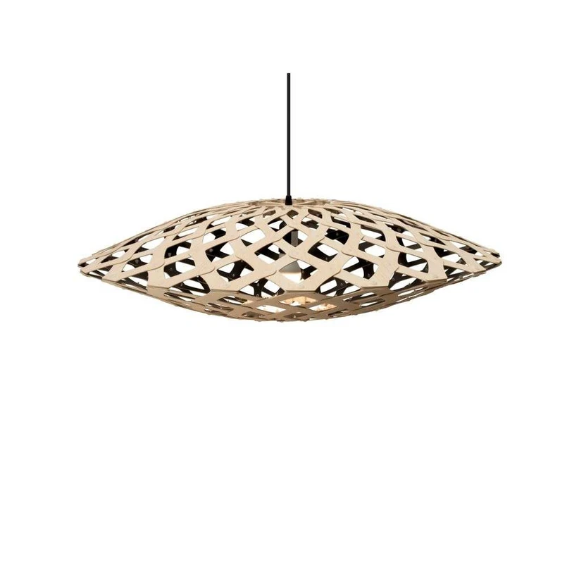 David Trubridge ltd - Flax Pendelleuchte Ø80 Schwarz 1 Seite David Trubridge