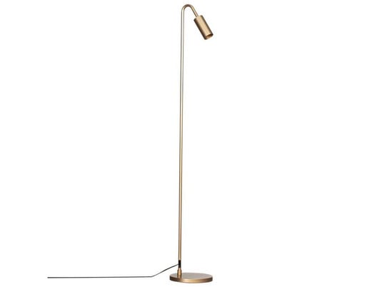Piantana Curve, oro opaco, metallo, GU10, altezza 146 cm - By Rydéns