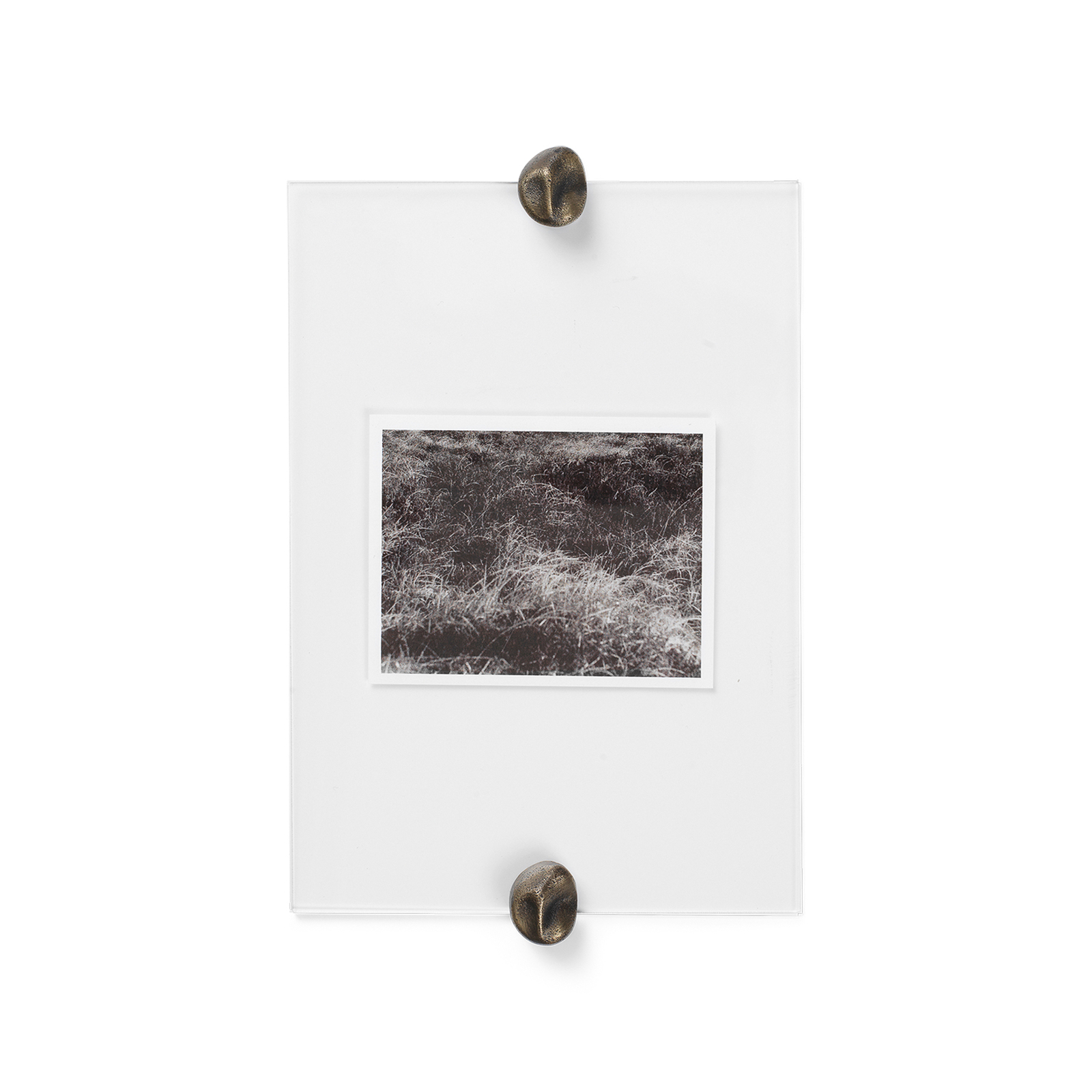 Gravel Picture Frame A5 Antique Brass - Ferm Living
