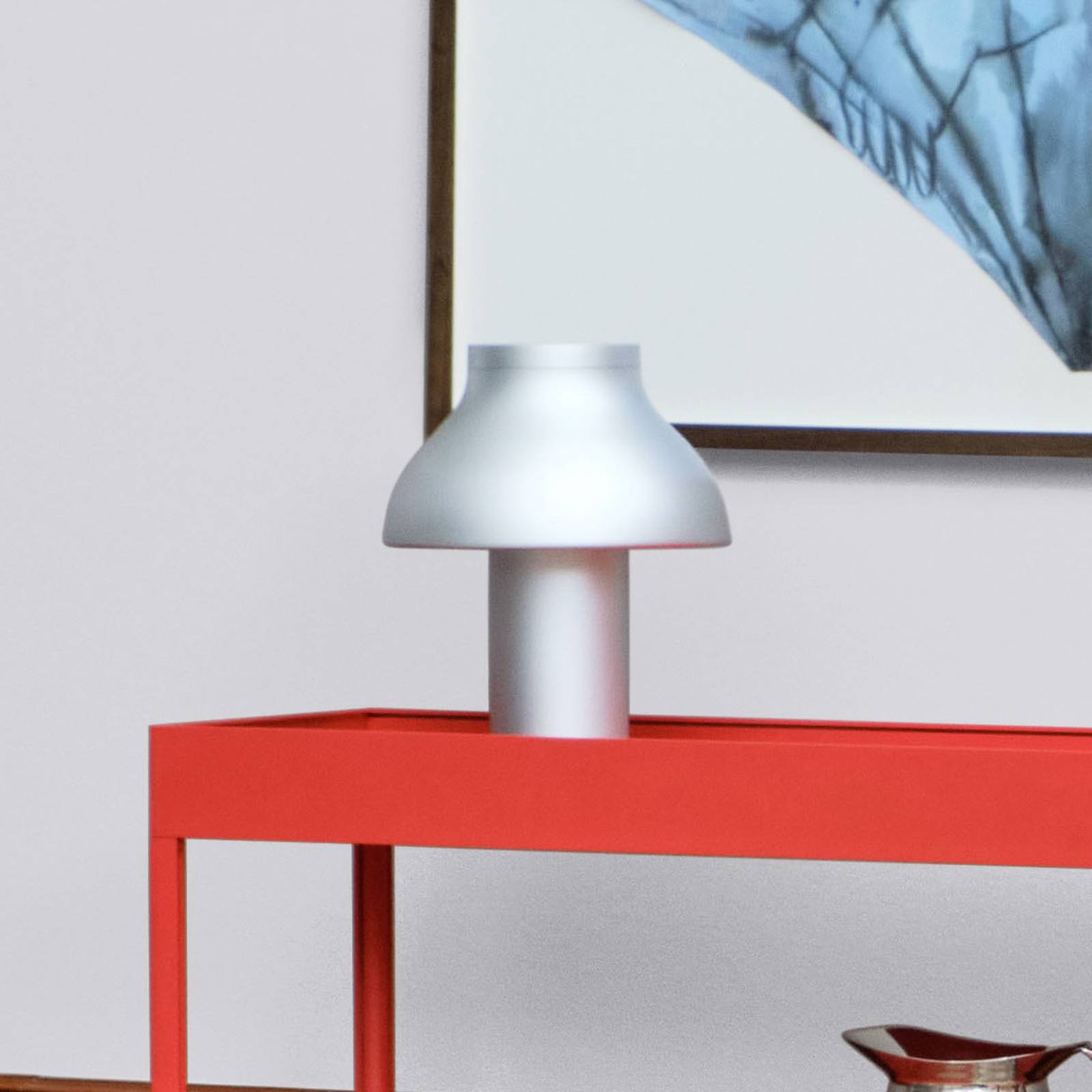 Lampa stołowa HAY PC aluminium, aluminium, wysokość 33 cm