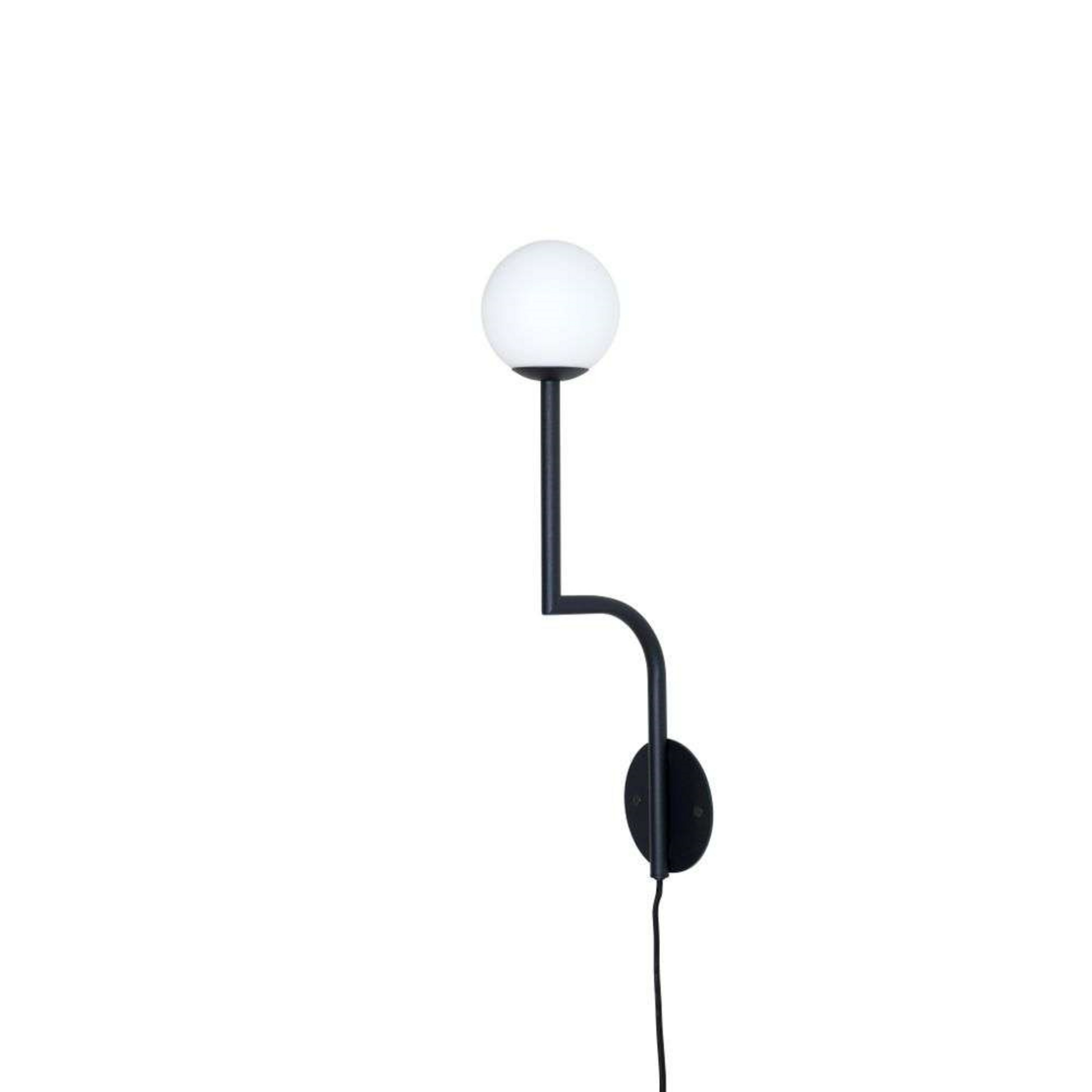Applique murale Mobil 46 Noir/Opal - Pholc