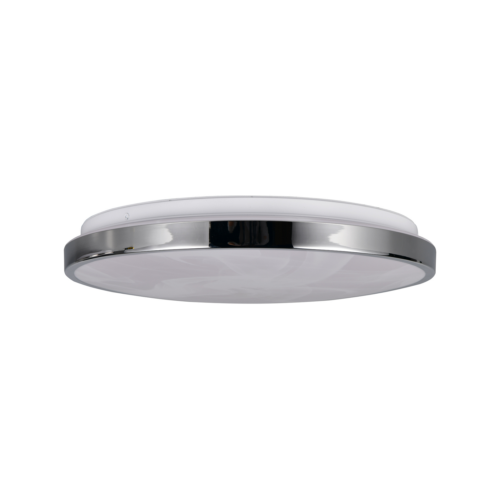 LED griestu lampa „Fena“, hroma krāsā, Ø 38 cm, metāls, IP44 LED griestu lampa „Fena“, hroma krāsā, Ø 38 cm, metāls, IP44