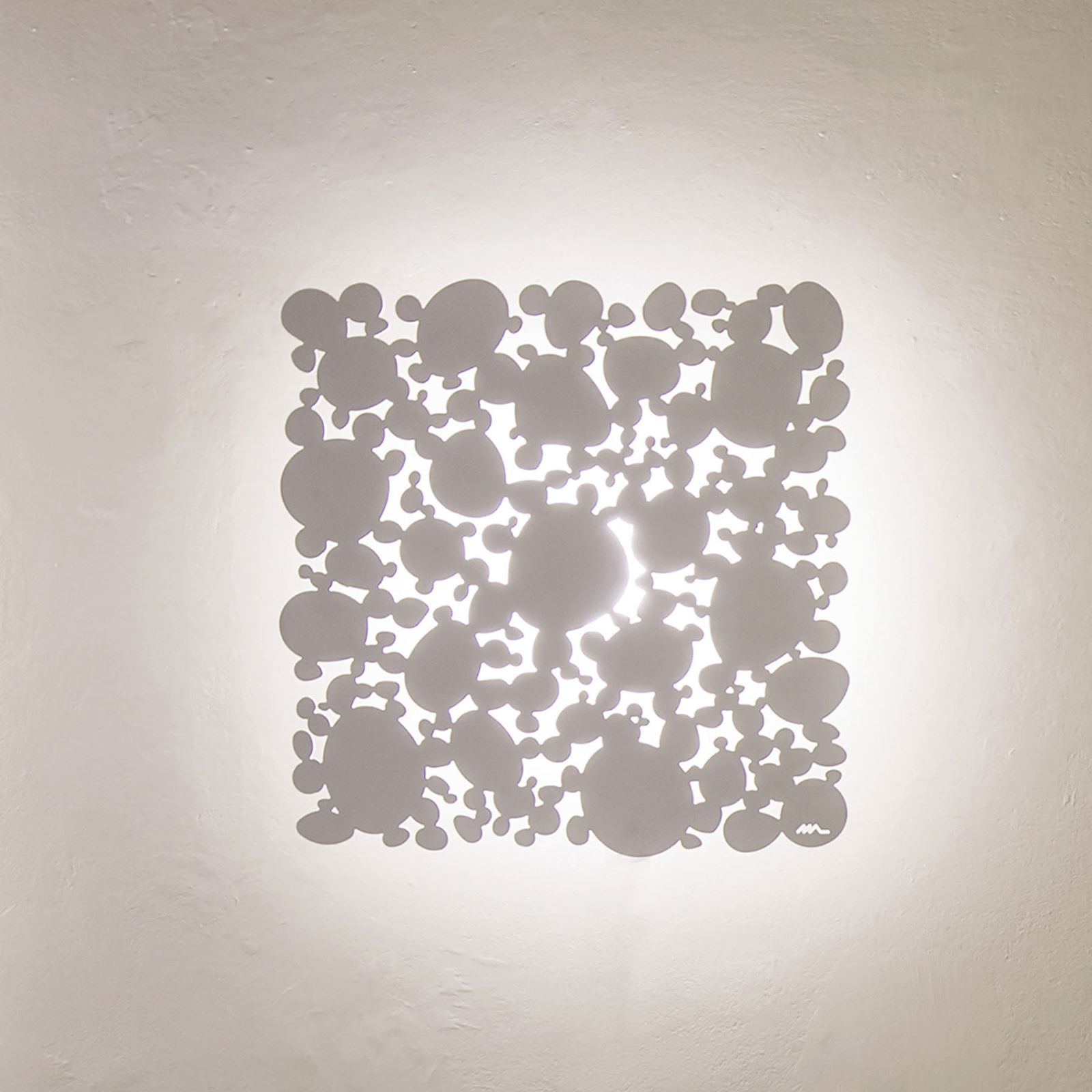 Martinelli Luce Cellule LED-væglampe 110 x 110 cm