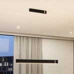 Paulmann Smart LED-Hängelampe Jagun, anthrazit, 100 cm, Filz