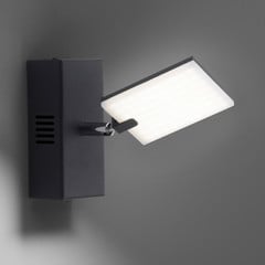 PURE Mira applique LED con telecomando, CCT, nero